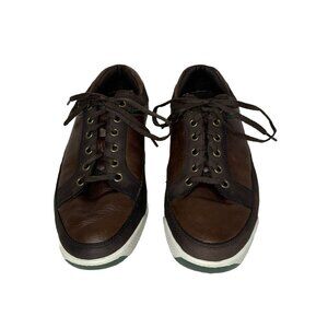 FOOTJOY FJ Contour Men's Size 8 M US Brown Leather Spikeless Golf Shoes 54275